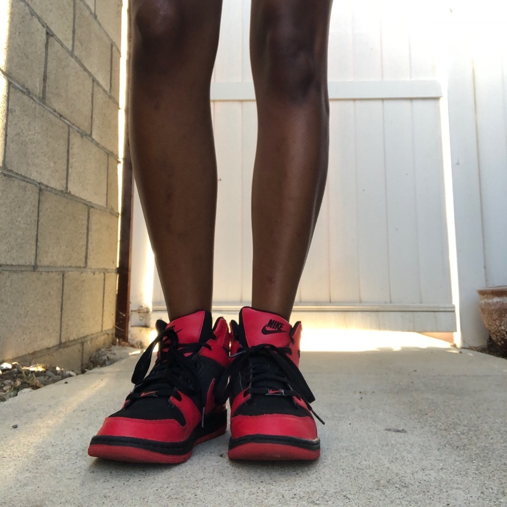 Red and Black Nike’s
